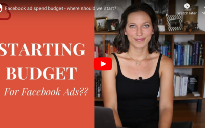 Facebook ad spend budget – where should we start?