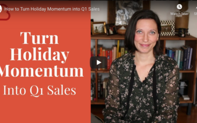 How to Turn Holiday Momentum into Q1 Sales